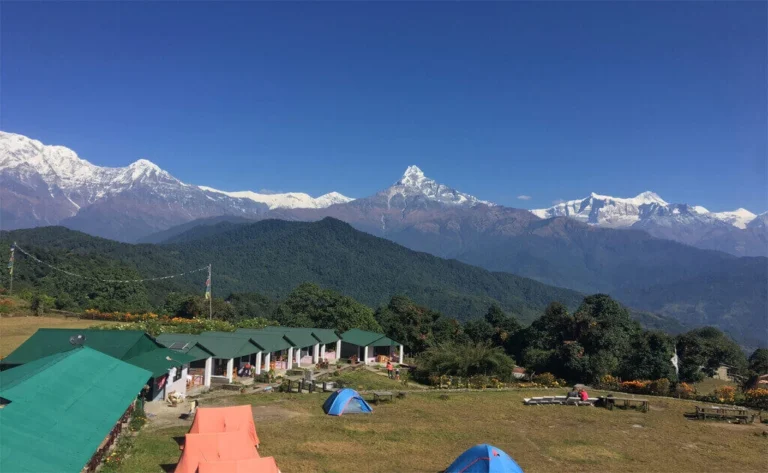 View from Australian Camp during australian camp trek